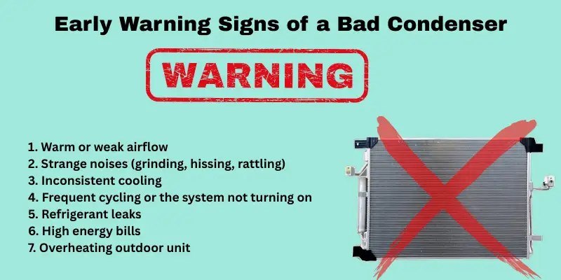 Early Warning Signs of a Bad Condenser